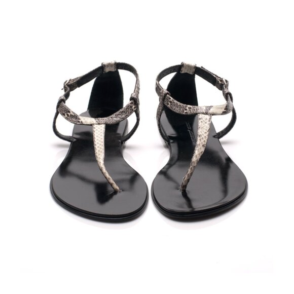 Genuine Snake Skin Leather Sandals Handmade - Picture 4 of 8